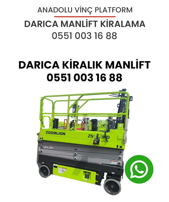 Darıca Manlift Kiralama