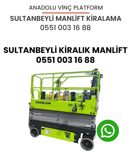 Sultanbeyli Manlift Kiralama